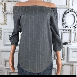 Aritzia Babaton Off Shoulder Blouse